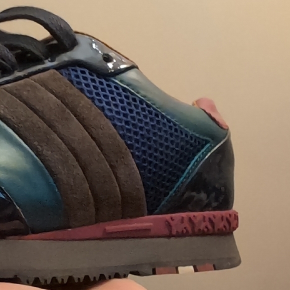 Bally "Ascar" Blue and Brown Sneakers - Picture 4 of 7